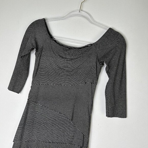 Bailey 44 Tiered Bandage Dress Womens Size Small Black White - Picture 4 of 11